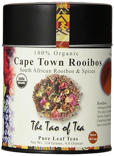 The Tao of Tea Cape Town Rooibos - Té de hoja suelta lata de 4 onzas