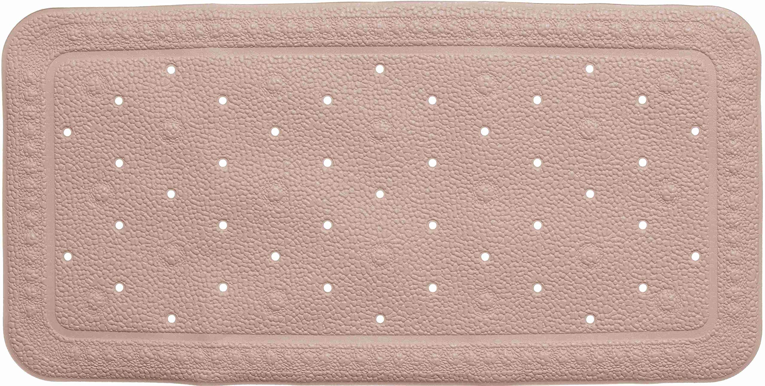 Baveno Bath mat, 100% synthetic rubber, PVC-free, Beige, 36 x 92 cm