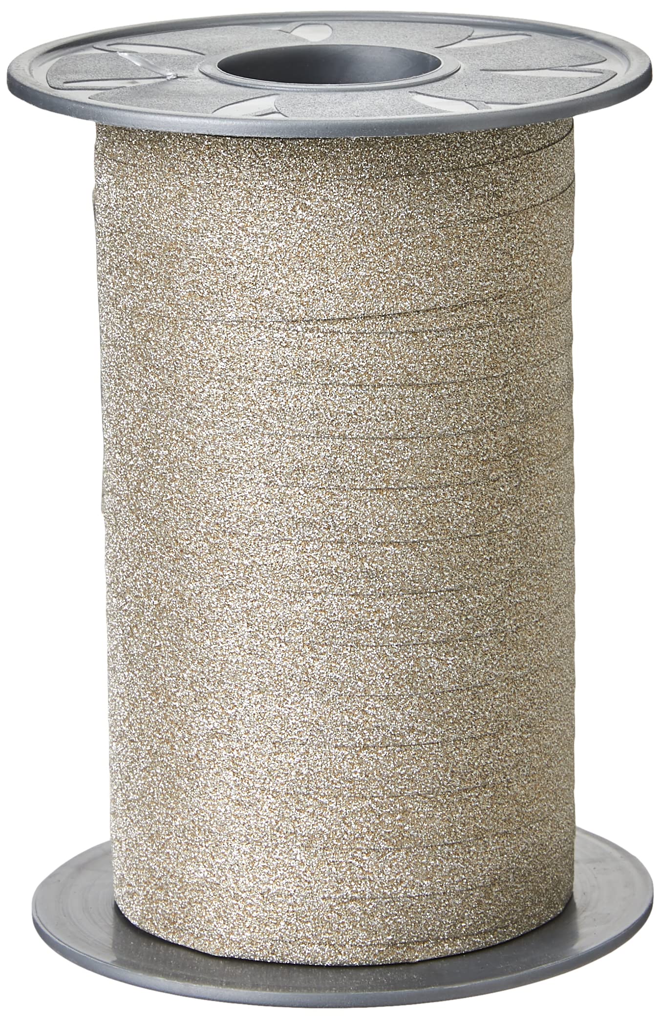 Präsent - Poly Glitter Curling Ribbon Sandstone 10 mm Width, 100 m Length - Image 3