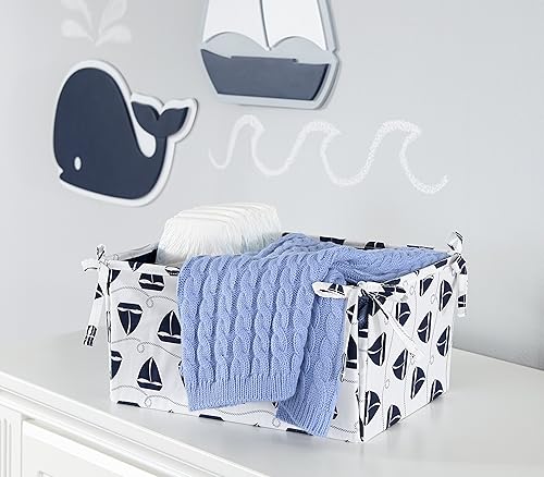 Miniatura 3 de Nautica Kids Separa VelerosCuerda Imprimir Guardería, Azul MarinoBlanco