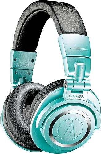 Audio-Technica ATH-M50XBT2 Auriculares inalámbricos, azul hielo