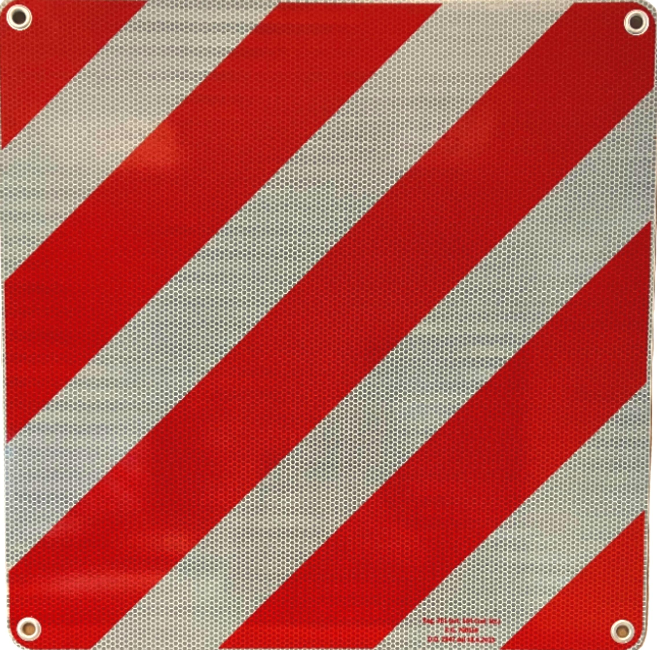 IHW 097605 - Señal de Advertencia, Color Rojo y Blanco, 50 x 50