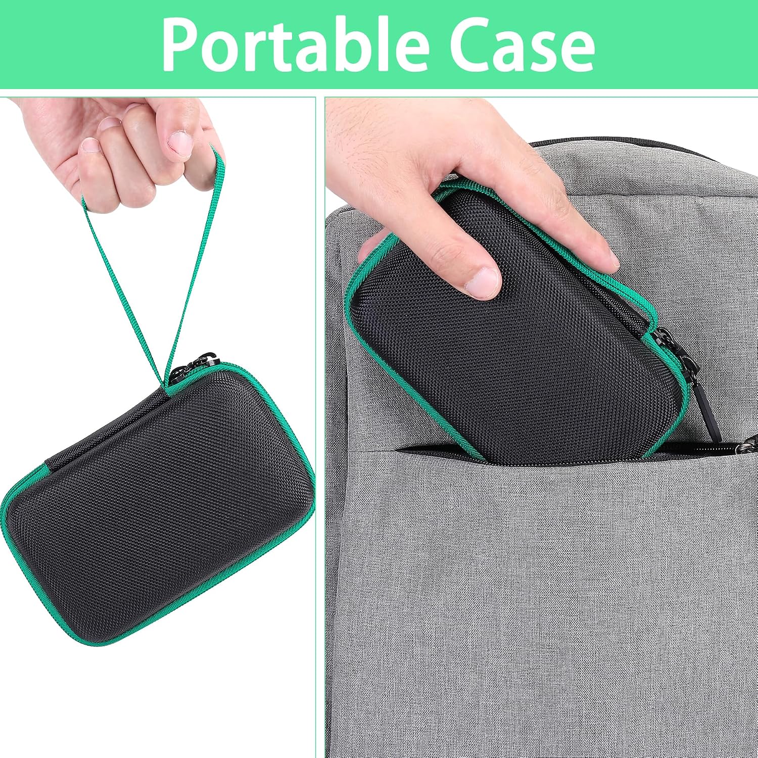 Aenllosi Twarde etui kompatybilne z przenośną konsolą Blaze Taito Super Pocket Gaming kieszeń z siatki na kabel USB i kartridże Evercade tylko torba do Taito