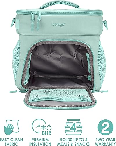 Miniatura 3 de Bentgo Prep Deluxe - Bolsa multicomida, aislamiento de alta calidad de hasta 8 horas con exterior e interior resistente al agua, bolsa de almuerzo