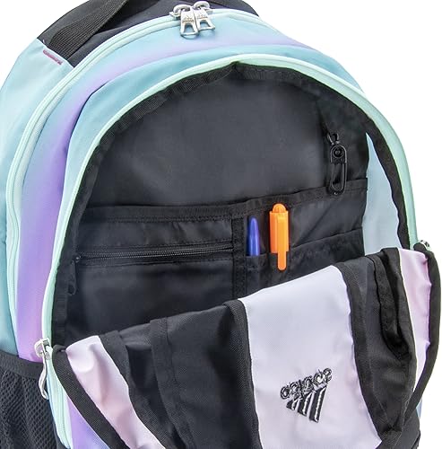 Miniatura 3 de adidas Mochila unisex para diario, rosa degradadonegroverde menta halo, talla única
