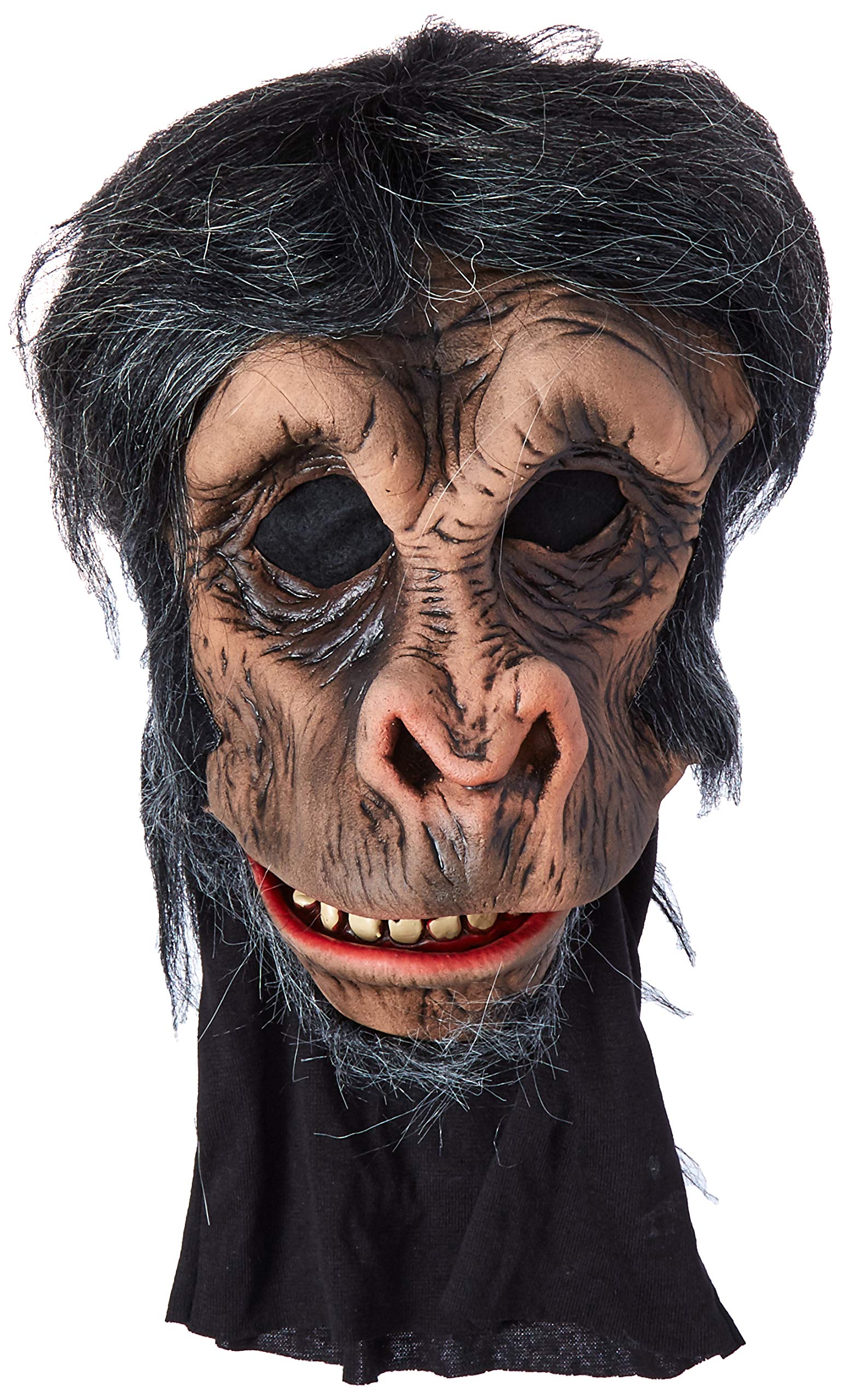 Zagone StudiosMen's Super Action Chimp Mask, Brown, Adult One Size