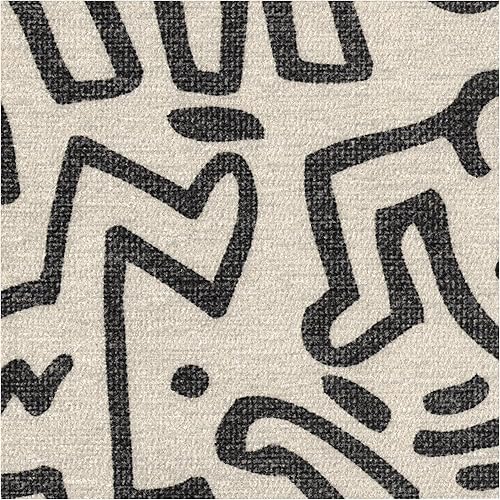 Miniatura 3 de Ruggable x Keith Haring - Alfombra lavable perfecta para sala de estar, dormitorio y cocina, apta para niños, resistente a las manchas y al agua,