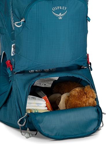 Miniatura 10 de Osprey Poco SLT Lightweight Child Carrier Backpack - Slimmed-Down Hiking Carrier for Toddlers with Safety Harness, Sunshade, and Ventilated