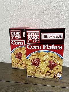 Hyde Park The Original Corn Flakes Breakfast Cereal, Classic Crispy Flakes, 18 oz Box, Pack of 2