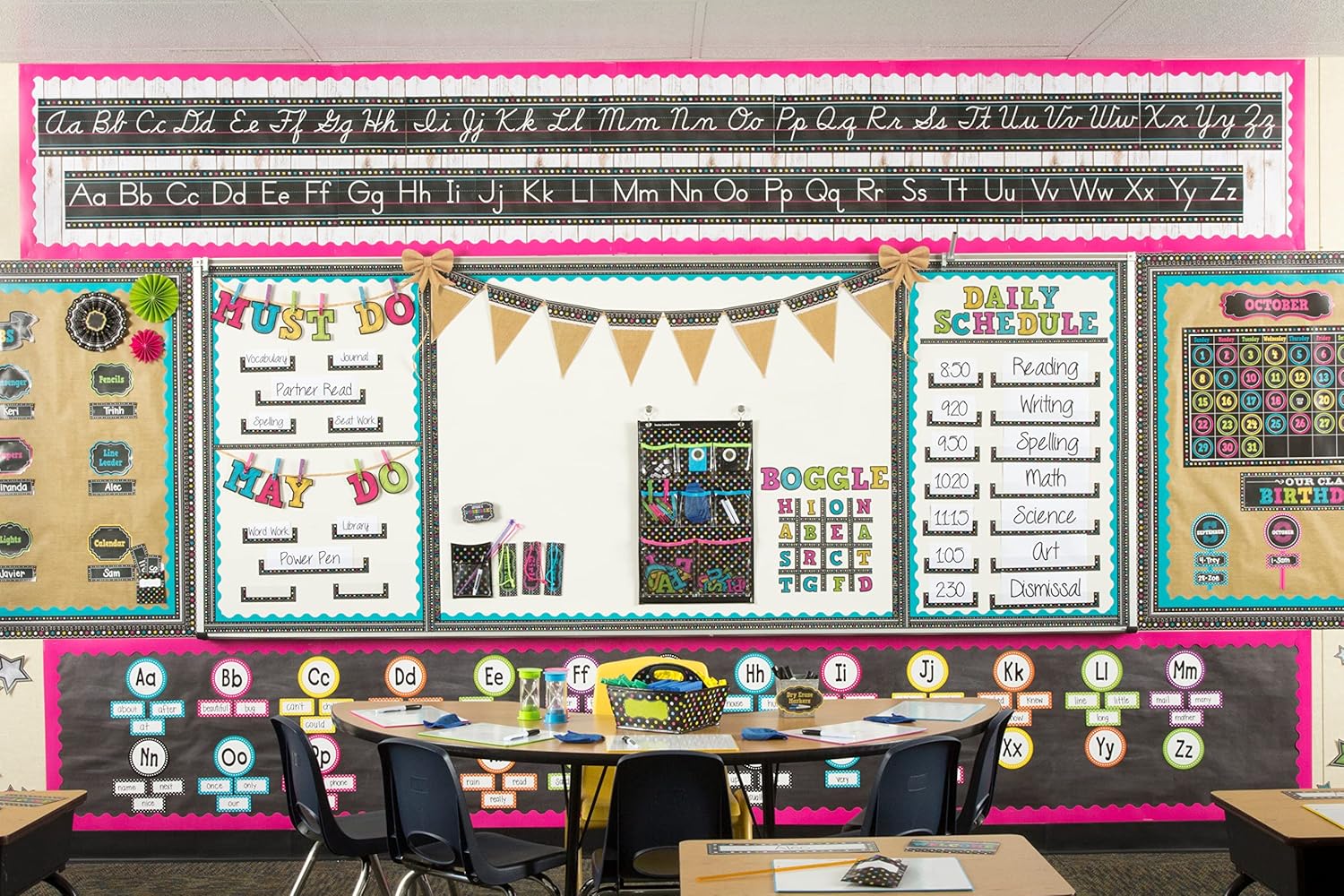 Teacher Created Resources Polka Dots Word Wall Bulletin Board (TCR5787) 18" x 0.1"
