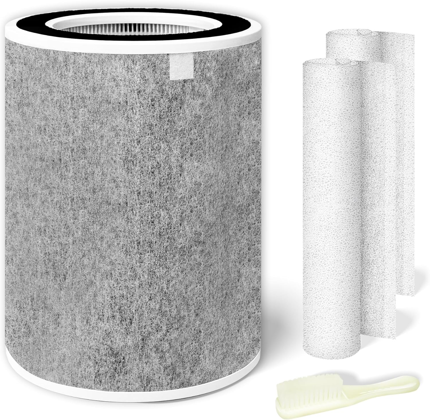 True HEPA HP201 HP202 filtro di ricambio per purificatore d'aria Shark serie HP200 e HC502 MAX, filtro 3 in 1 di grado H13, parte # HE2FKBAS, HE2FKBASMB, confezione da 2