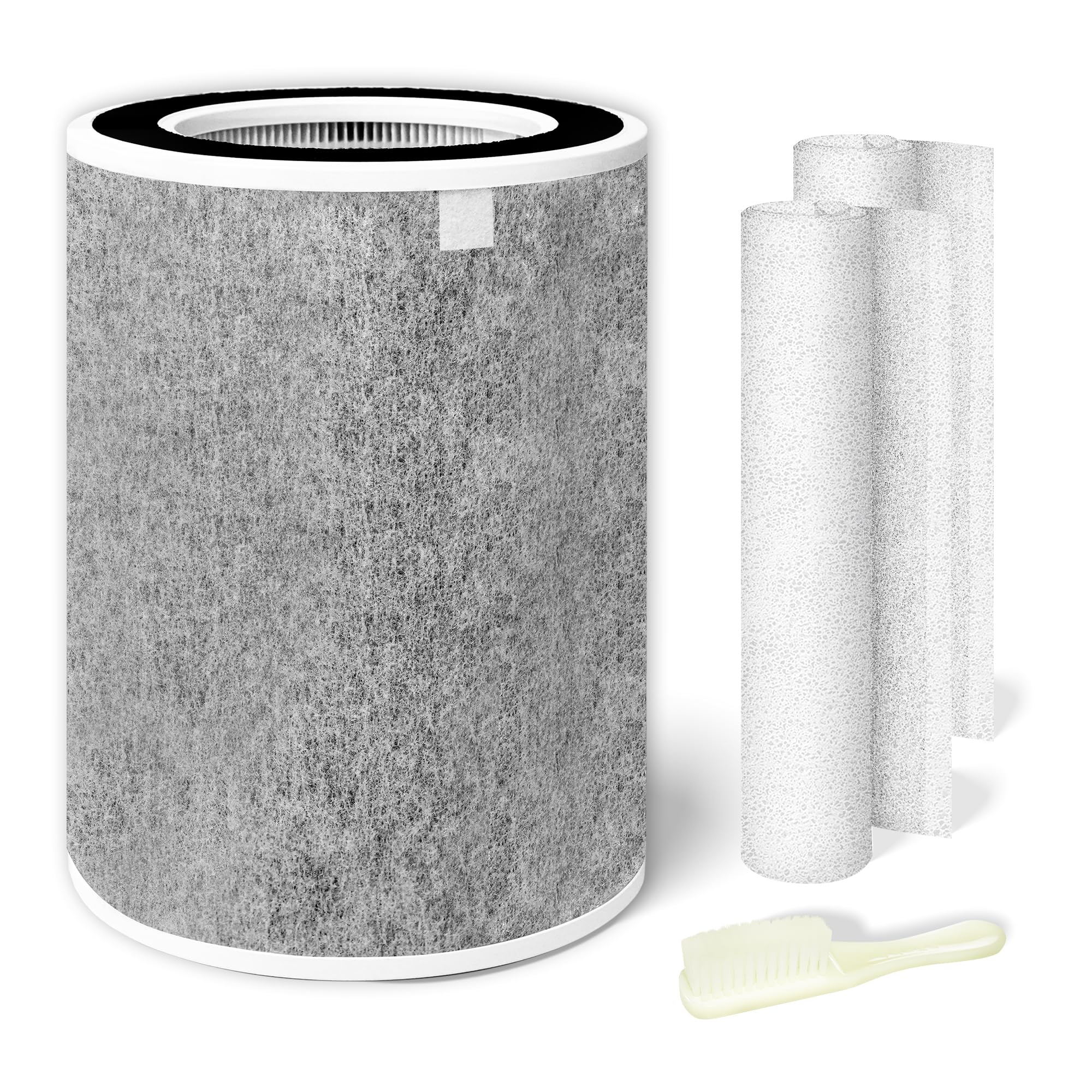 HP201 HP202 Replacement Filter Compatible with Shark HP200 Series & HC502 Air Purifier MAX,3-in-1 H13 Grade True HEPA Filter Works for 99.97% of Particles, Compare to Part #HE2FKBAS, HE2FKBASMB