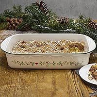 Vista 4 de Pfaltzgraff Winterberry Molde Rectangular para Hornear, 13 Pulgadas