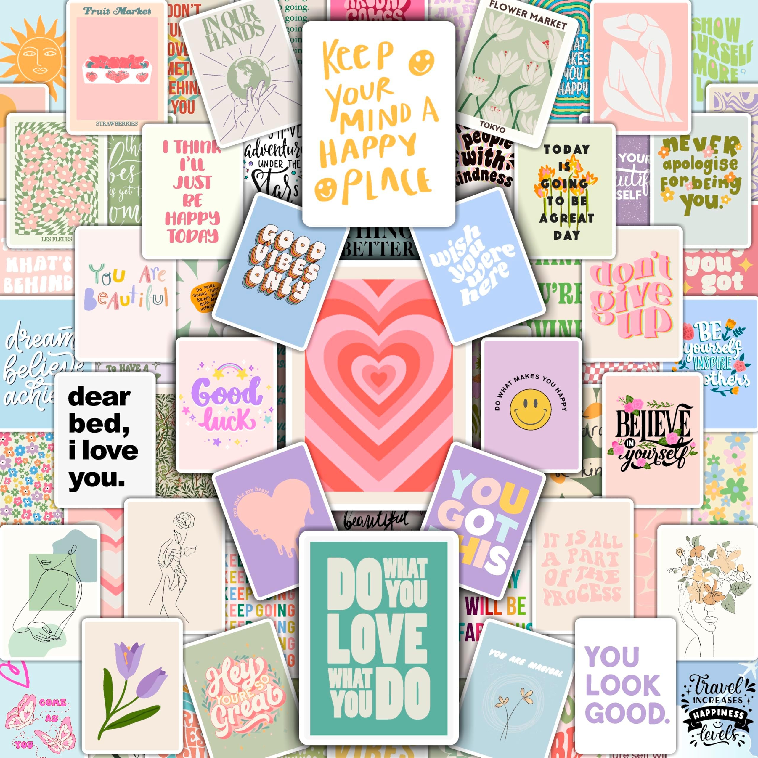 BulbaCraft Inspirational Quote Stickers for Water Bottle and Laptop - Inspirational Quote Party Favors & Decorations, Waterproof Vinyl Decal, Motivational and Uplifting Stickers, Gifts for Women & Men