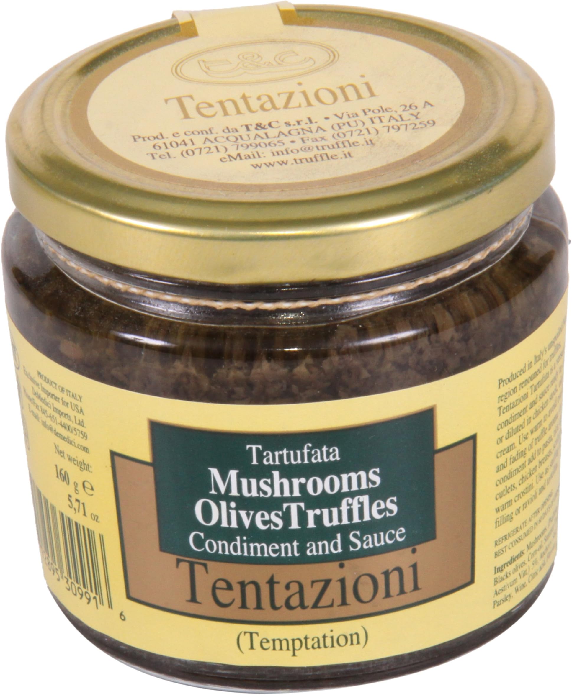Tentazioni Mushrooms/Olives/Truffles, 6-Ounce