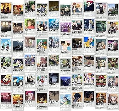 Amazon.com: Anime Poster for Girls, Anime Room Decor, Anime Stuff for Bedroom Decor, 60pcs Cute ...