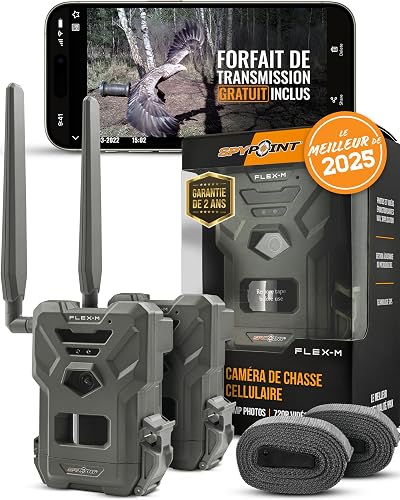 Spypoint Flex-M Twin Pack Caméra de Surveillance cellulai…