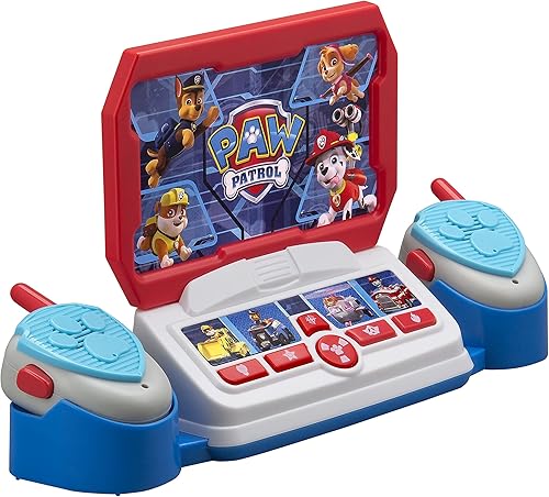 Miniatura 3 de Paw Patrol Toy Walkie Talkie - Centro de comando con radios bidireccionales aptos para niños efectos de voz y sonido integrados diseñado para