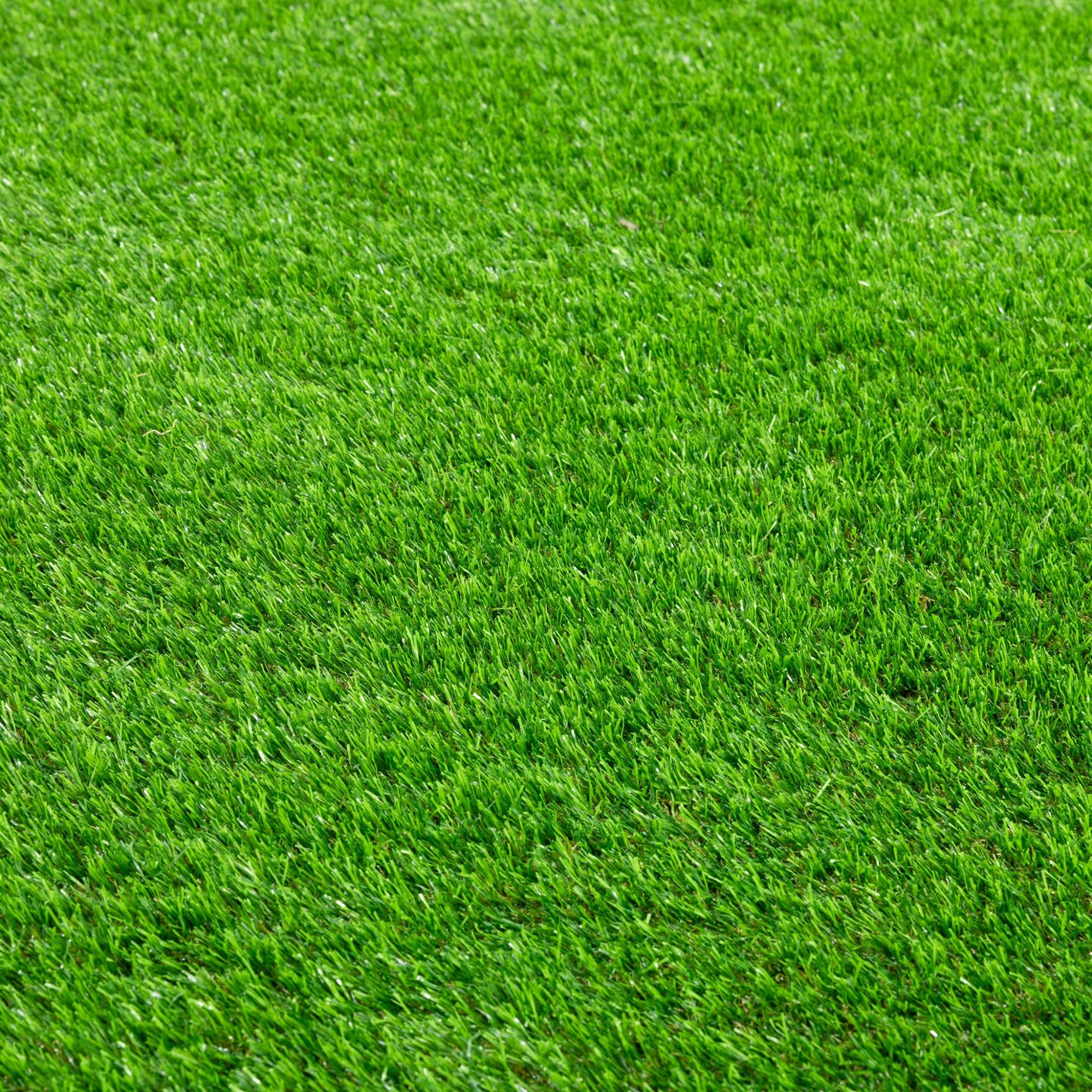 Steffensmeier Kunstrasen Windsor 32 mm 2.163 g/m² extrem UV-beständig Strong Kollektion Grün, Größe: 133x350 cm