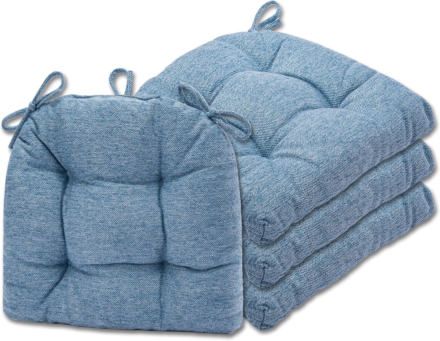 SQUARE MOON DShaped 3" Thick Chair Cushions, Chair Pads