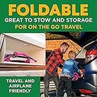 Vista 9 de 3 Wheel Scooter for Kids with Foldable Seat, Adjustable Handlebar Height, Lean-to-Steer Ride On Toy for Kids Ages 2+, Light-Up LED Wheels, Wide Anti