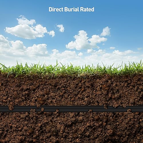 Miniatura 5 de Cable Matters 10Gbps Pure Copper 24 AWG Cat 6A Ethernet Cable - 150ft, [Direct-Burial Rated, Waterproof and Weatherproof] Outdoor Ethernet Cable