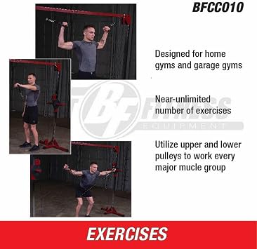 Best Fitness (BFCCO10) Cable Crossover Exercise Machine