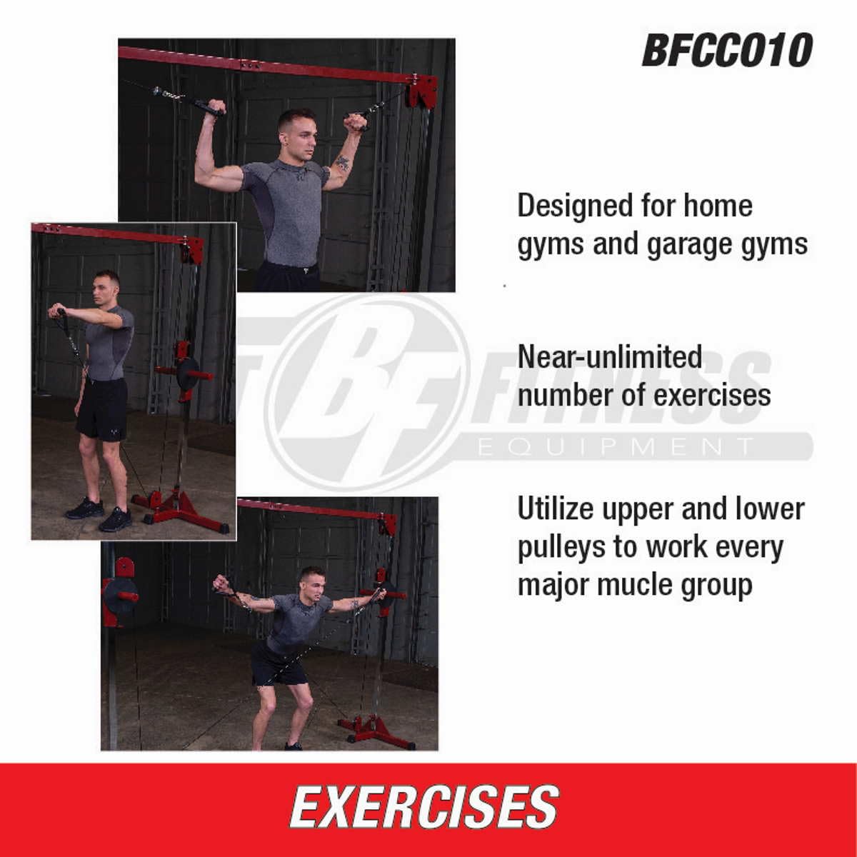 Amazon.co.jp: Best Fitness (BFCCO10) ケーブルクロスオーバー