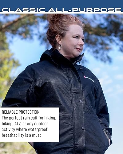 Miniatura 13 de FROGG TOGGS Traje de lluvia clásico multiusos de 3 capas impermeable transpirable para mujer