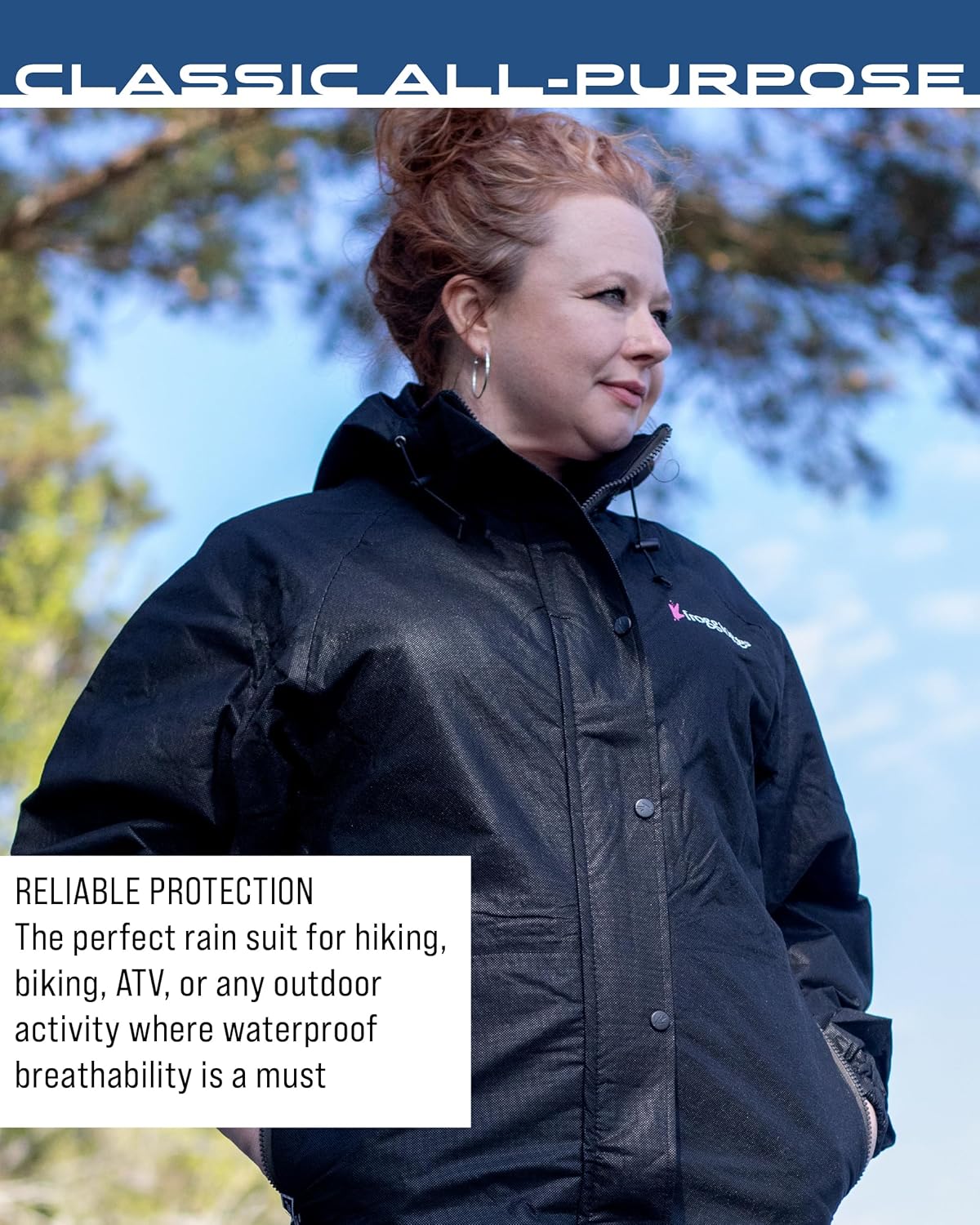 FROGG TOGGS Women's Classic All-Purpose Waterproof Breathable Rain Suit - Image 6