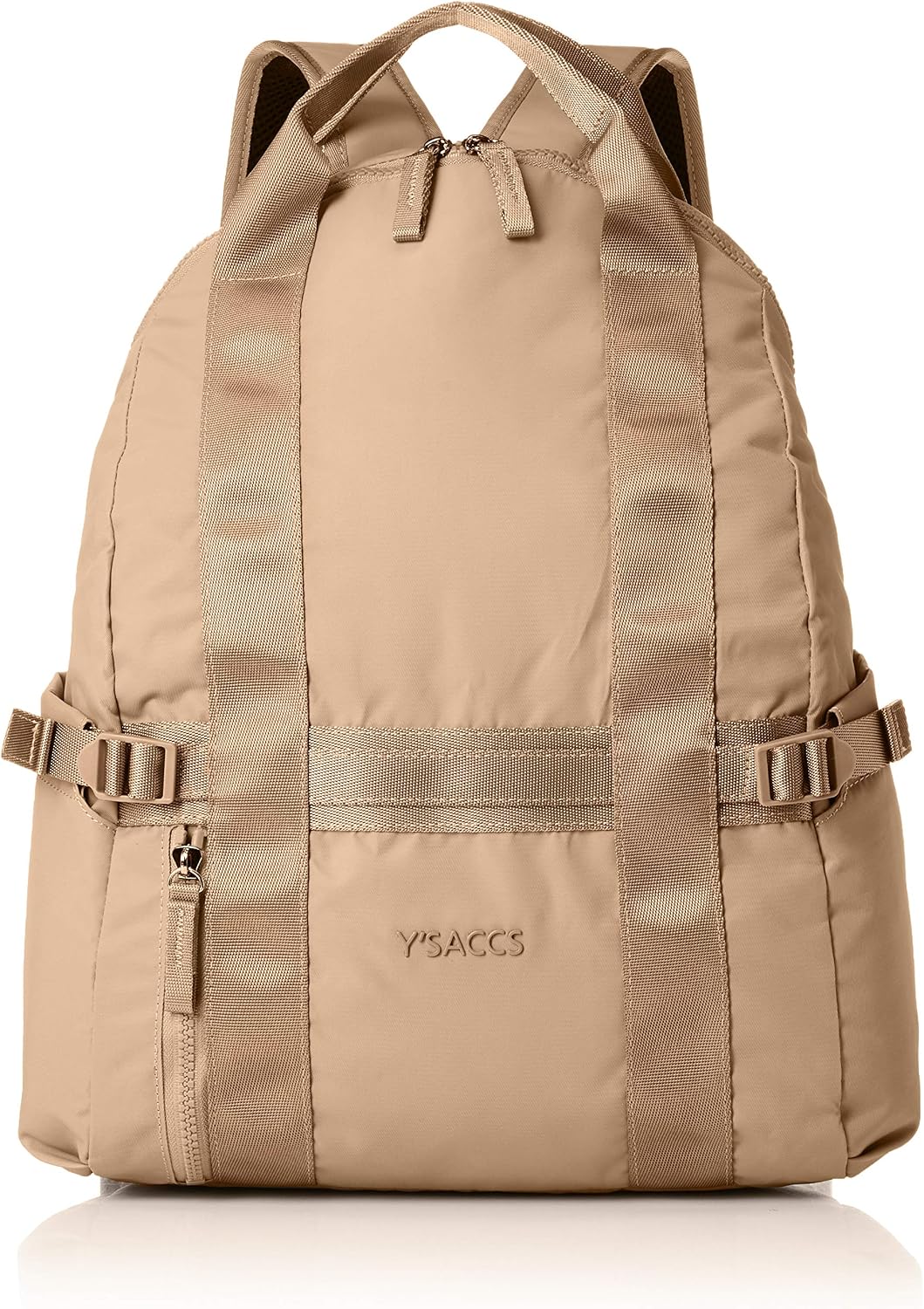 Isaac Y01-04-02 Casual Tape Backpack, Recycled Nylon, Beige