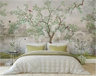 Murwall Nature Wallpaper Japanaese Garden Wall Mural Misty Lake Landscap...