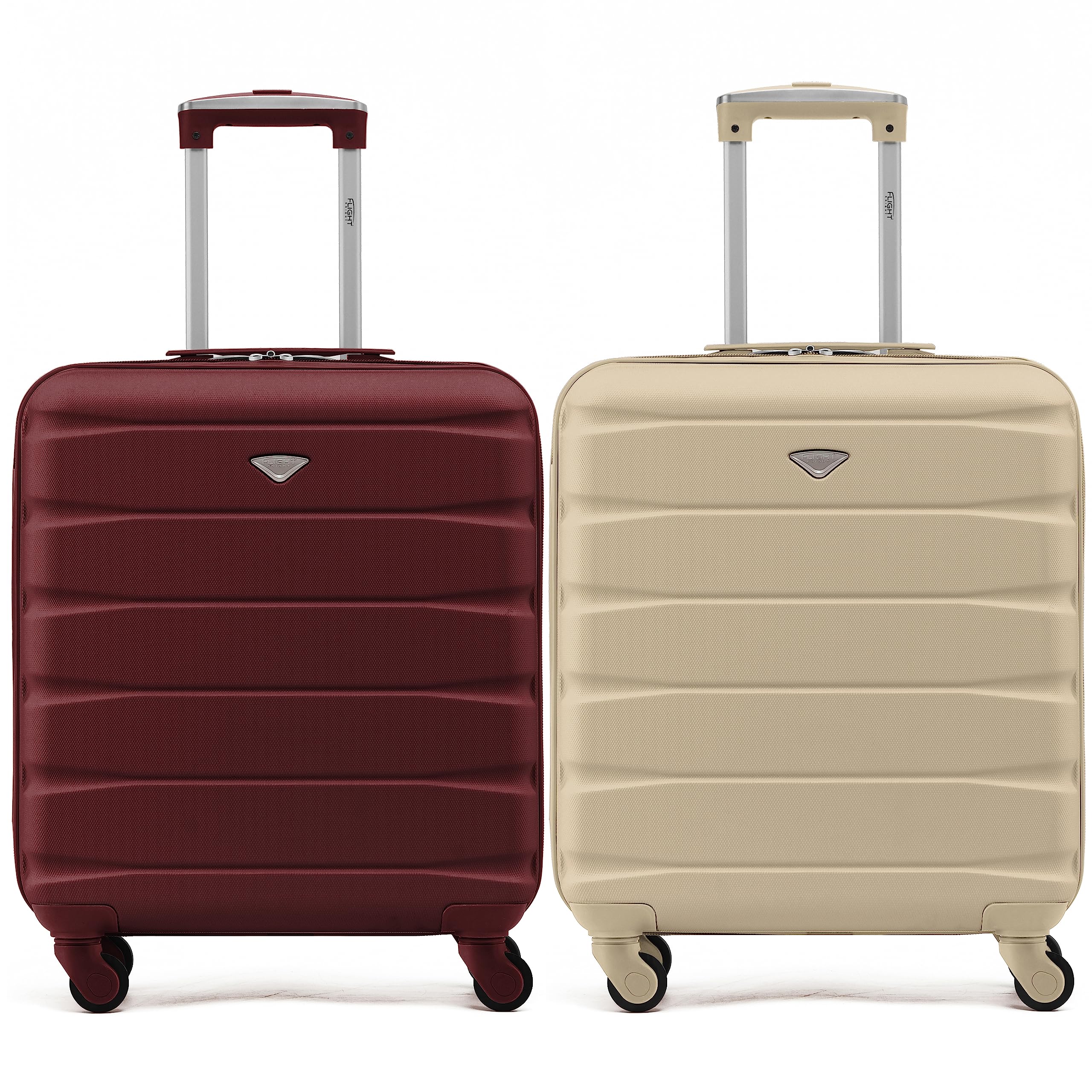 Flight Knight Suitcase Set of 2 Lightweight 4 Wheel ABS Hard Case Cabin Carry On Hand Luggage Approved for Over 100 Airlines Including easyJet, British Airways, Ryanair & Many More 55x35x20cm — view 16