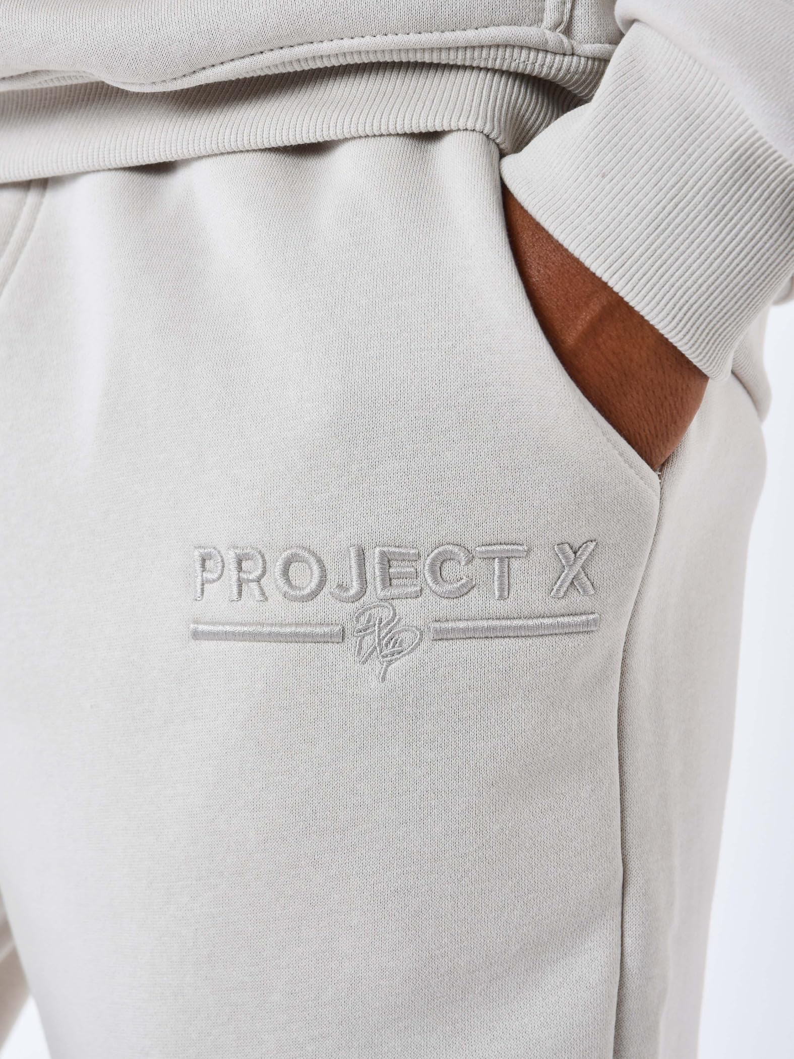 PROJECT X PARIS, Spodnie jogger, męski, rozmiar XL, kolor szary
