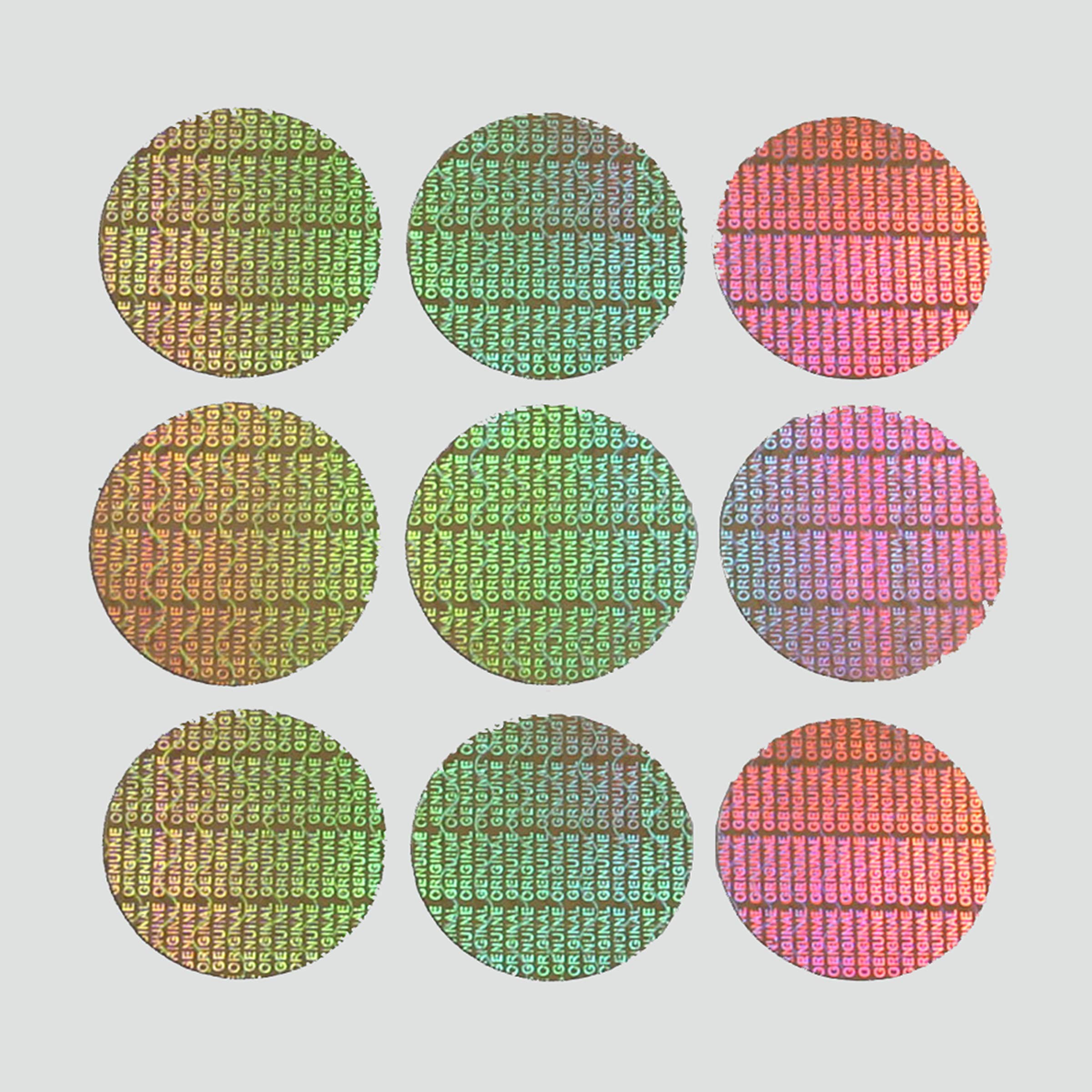 Elysian 300Pcs Shiny Hologram Stickers | Security Tamper Evident Holagram Sticker | Orignal genuine hologram Sticker - 10 Sheet