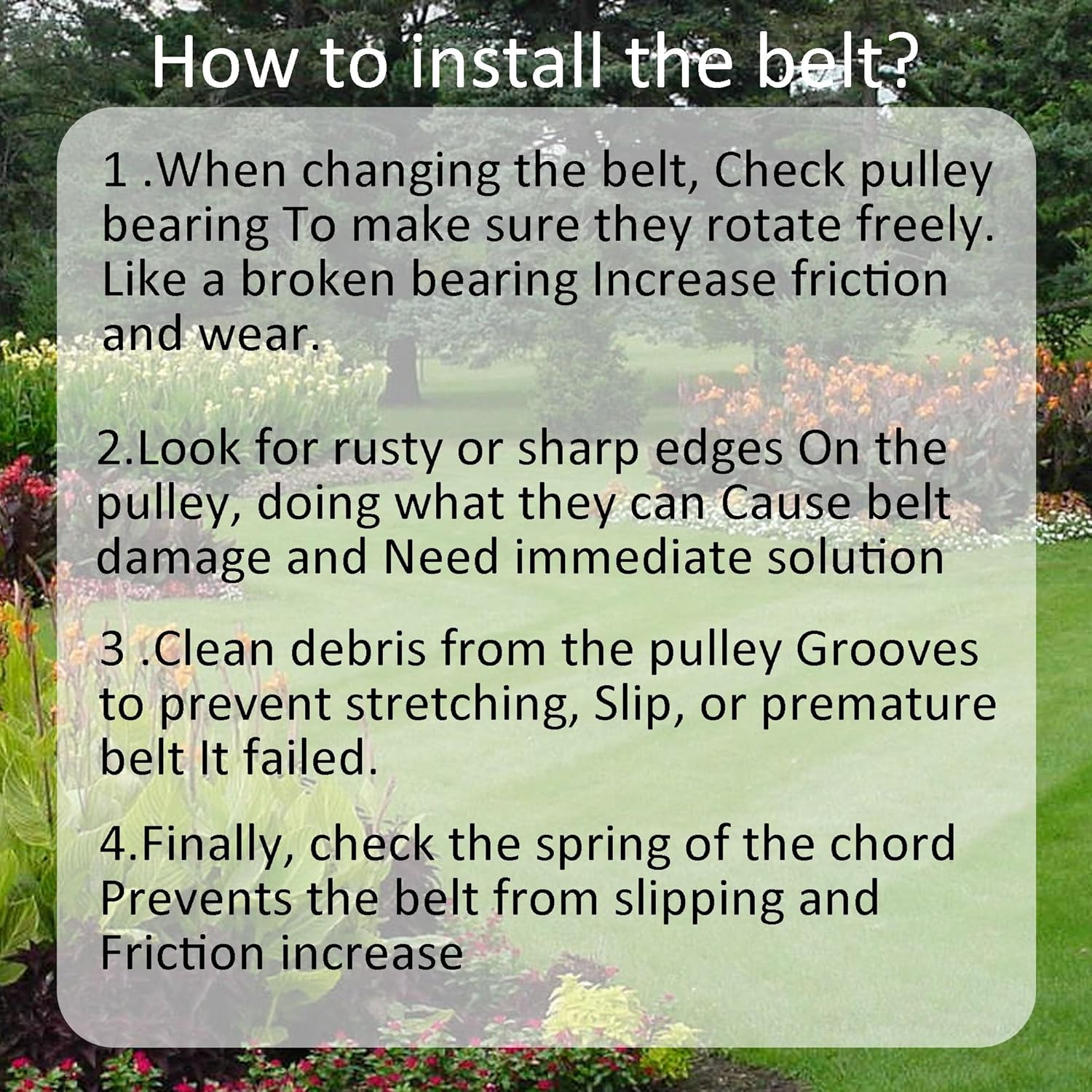 582558001 Lawn Mower Deck Belt 5/8" x 147.5" Replace PartPart Number 582558001 for 196103 Husqvarna 33155 Crafitsman 21546382 Ariens Z 248F RedMax RZT48 Jonsered Z48F