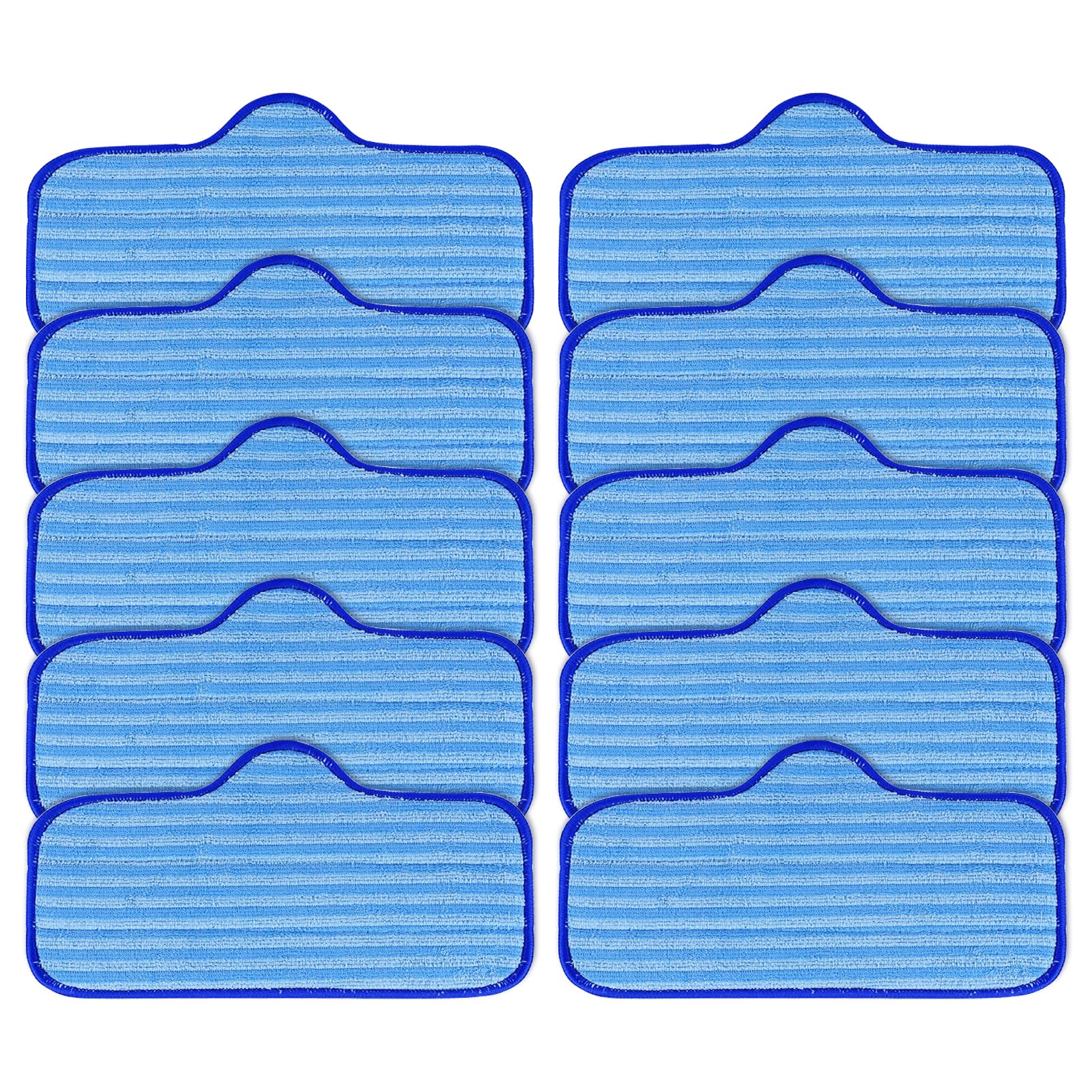 KEEPOW10 Pack Microfiber Mop Pads Compatible with Dupray Neat Steam Cleaner McCulloch MC1275 and Steamfast SF-275/SF-370