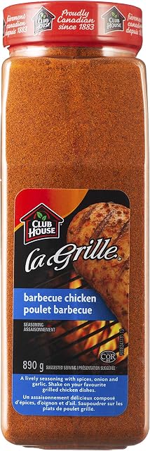 Club House La Grille, Grilling Facile, Assaisonnement de poulet Bbq, 890g