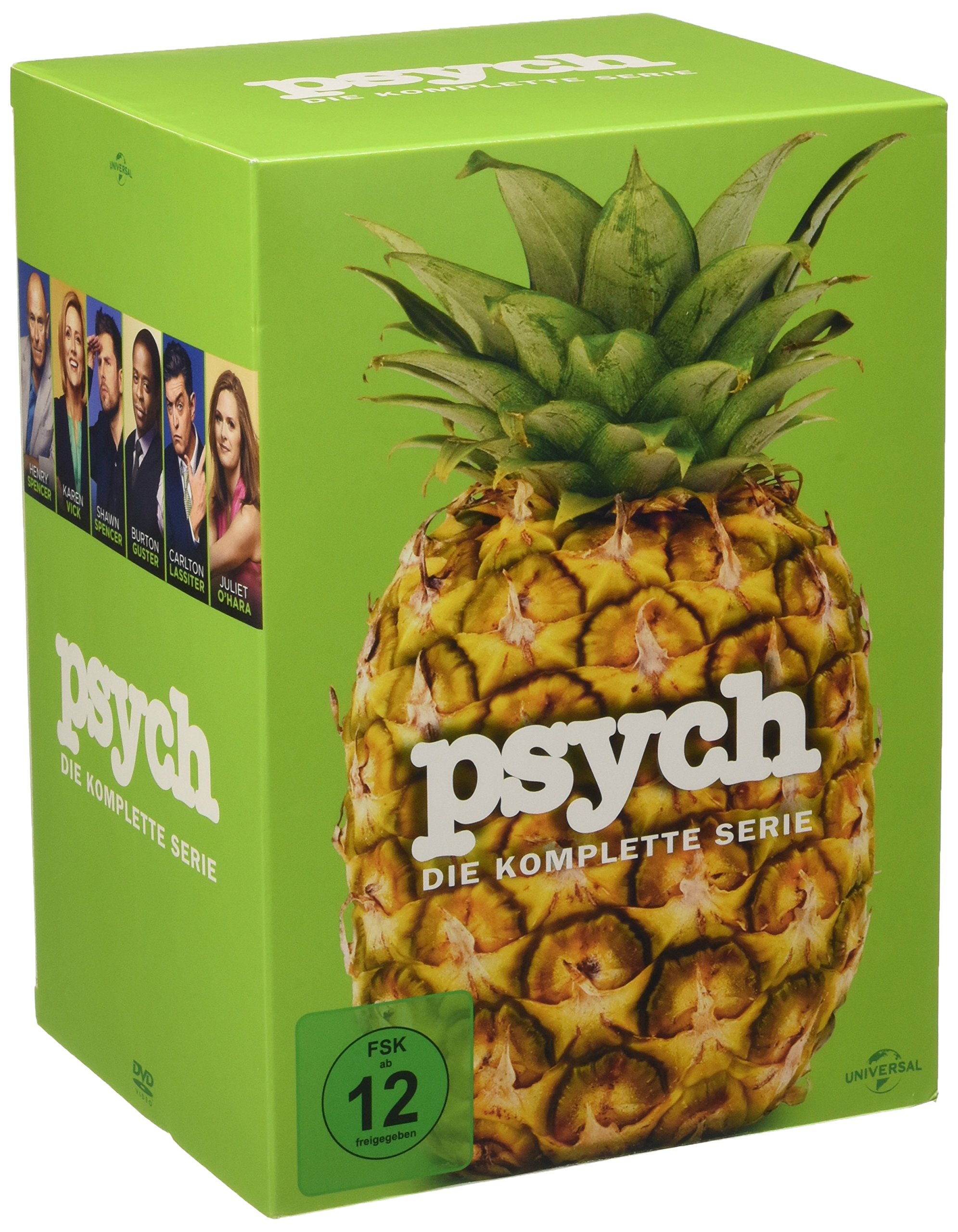 Psych-die Komplette Serie (Staffel 1-8) [DVD]