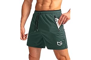G Gradual Men's CrossFit Apparel: 5-Inch Quick-Dry Running Shorts