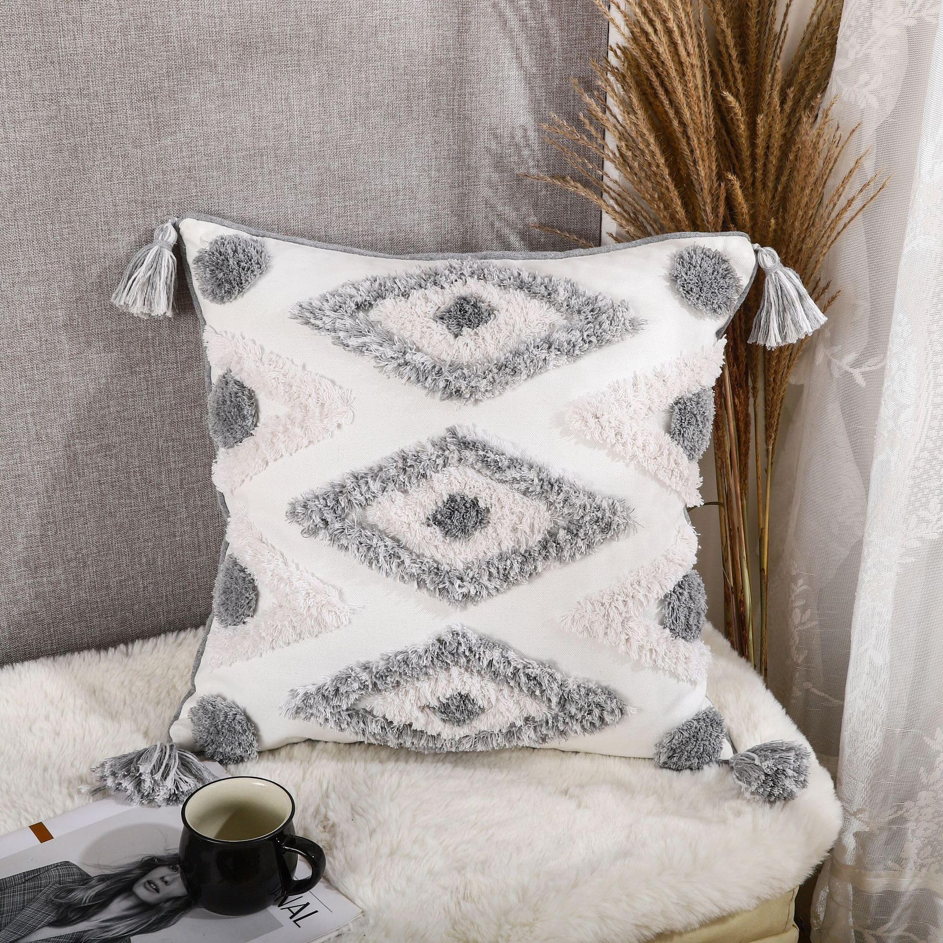 Herfair Kissenbezüge, Abstrakt Muster Sofakissen Dekokissen 2er Set Outdoor Kissen Bezüge, Kissenbezug 45 x 45 Herbst Kissenhülle (curong006,45 x 45cm)