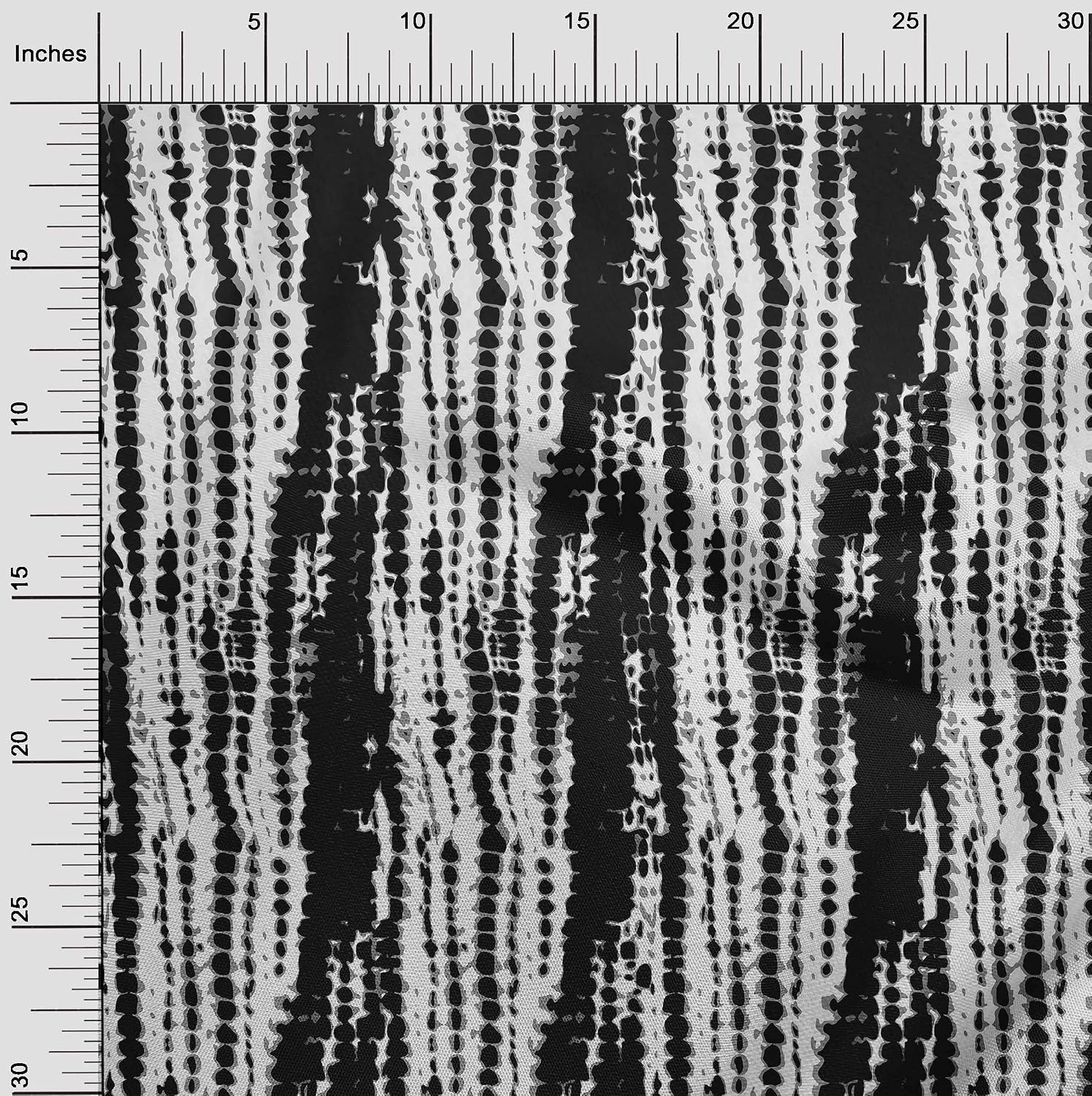 oneOone Cotton Flex Black Fabric Tie Dye DIY Clothing Quilting Fabric Print Fabric By Yard 40 Inch Wide-14Y