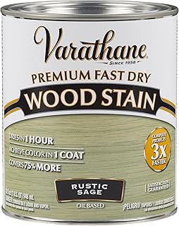 Varathane Premium Fast Dry Wood Stain, Quart, Rustic Sage