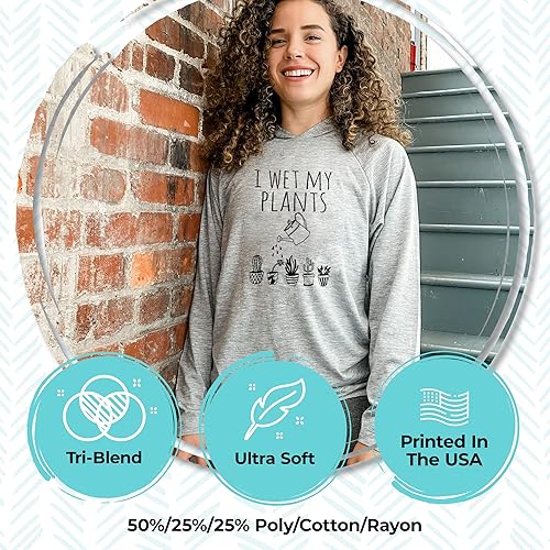 Miniatura 2 de Sudadera con capucha unisex de manga larga para hombre, sudadera con capucha gráfica unisex, camisas con refranes, gris jaspeado