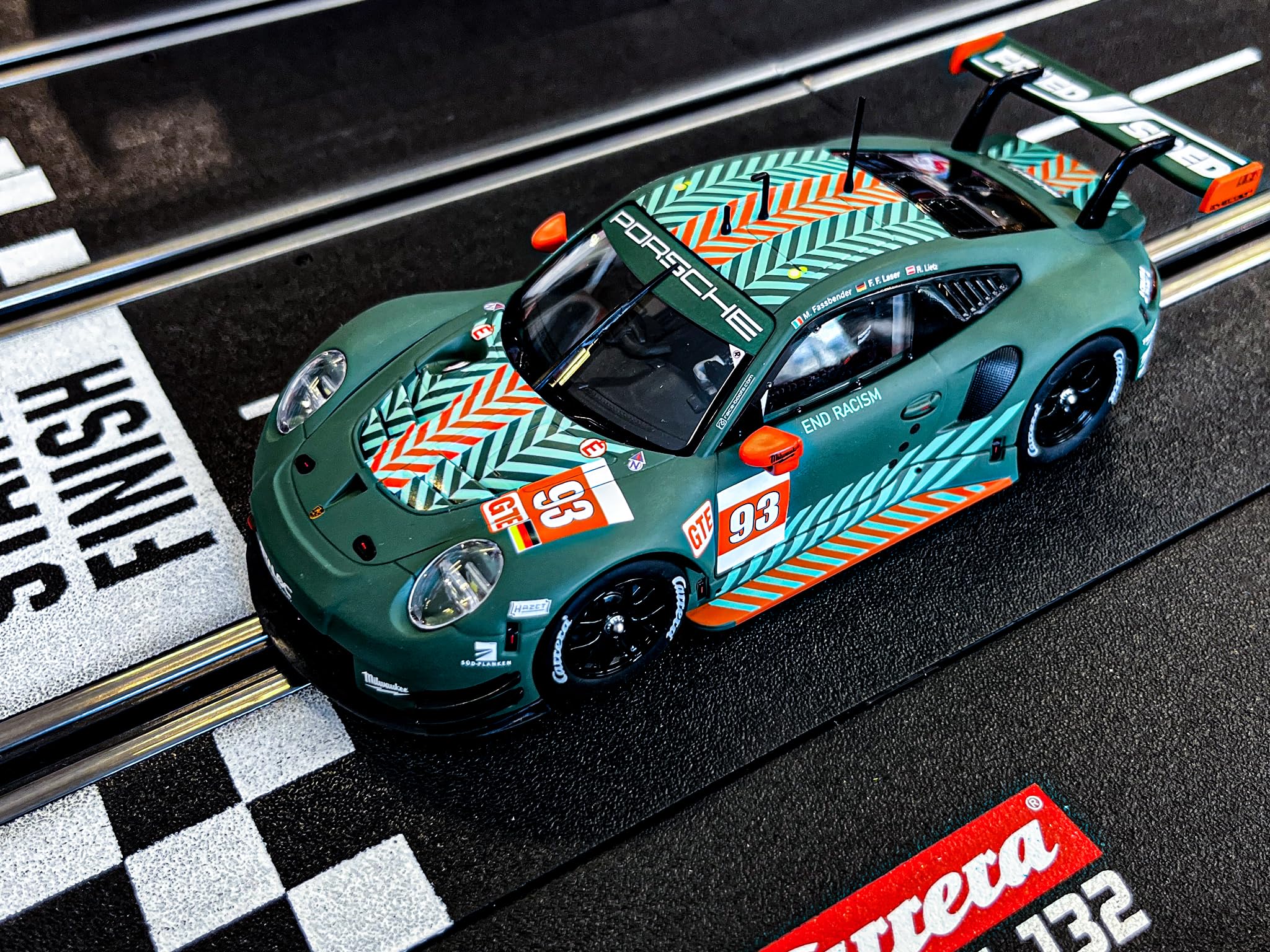  Carrera 31073 Porsche 911 RSR Proton Competition No.93 1:32  Scale Digital Slot Car Racing Vehicle Digital Slot Car Race Tracks : Toys &  Games