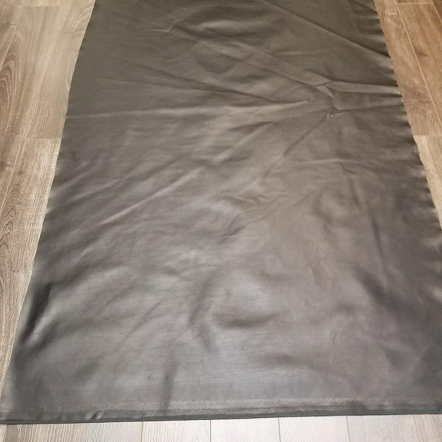 Black Matte Fullgrain Soft Faux Vegan Leather Fabric Sheet Peta Approved Vegan) 1 Yard (36 x 54 inch) Cut by Yard Pleather 0.9 mm Smooth Upholstery | 36"x54"