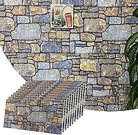 Vista 13 de Dundee Deco Paneles de Pared 3D - Revestimiento Gris Carbón con Aspecto de Piedra, Paneles de Pared con Revestimiento de Espuma de Poliestireno
