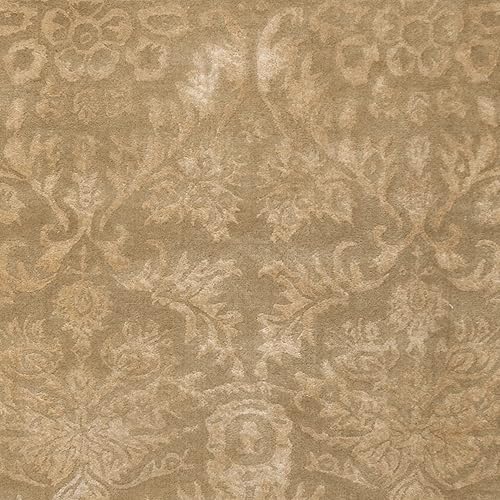 Miniatura 6 de MARTHA STEWART x SAFAVIEH MSR3124A - Alfombra hecha a mano de lana de damasco y viscosa de 7 pies 9 pulgadas x 9 pies 9 pulgadas, para sala de