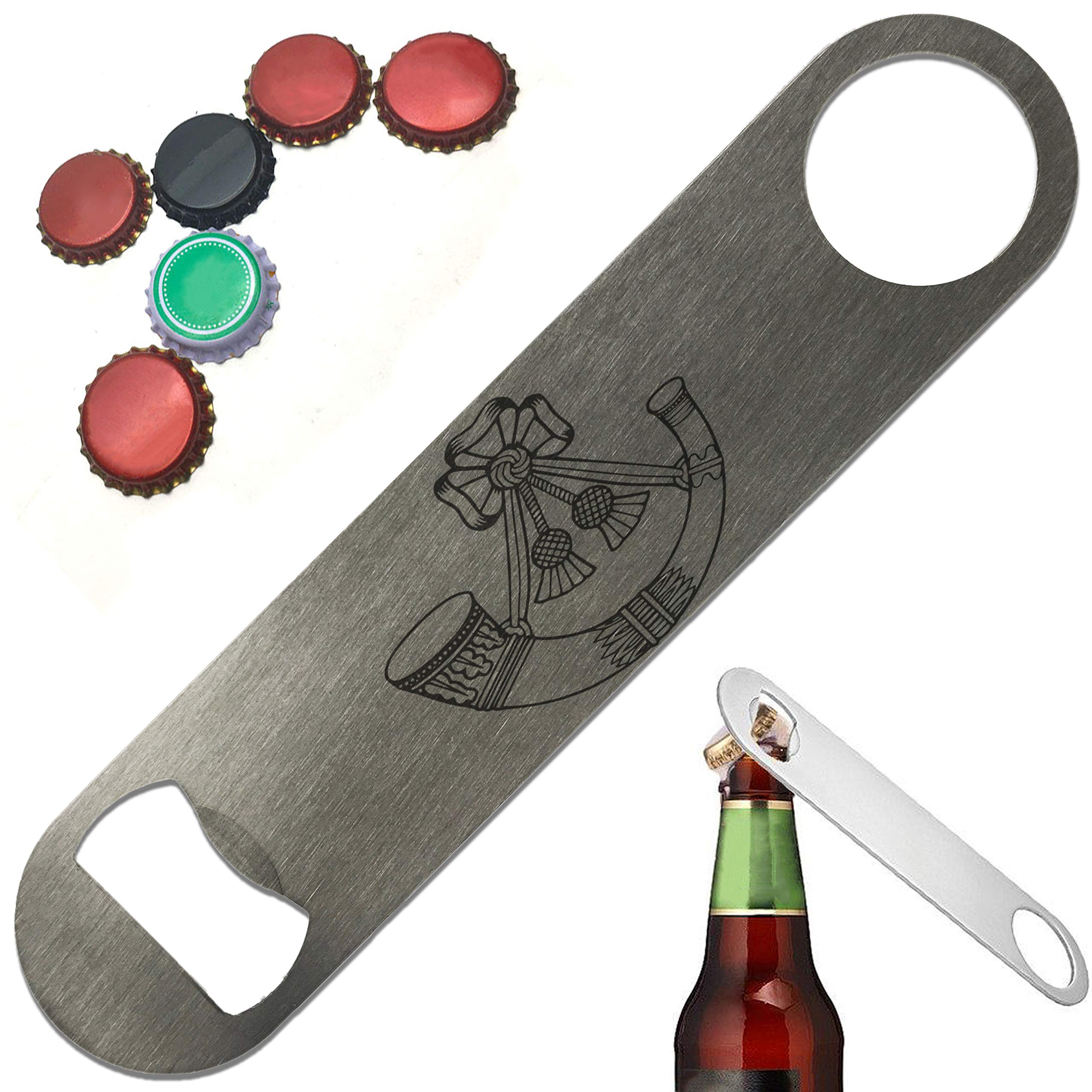 Rifles Regiment Army Swift & Bold 7 Inch Heavy Durty Stainless Steel Bar Blade Bottle Opener - Speed Opener