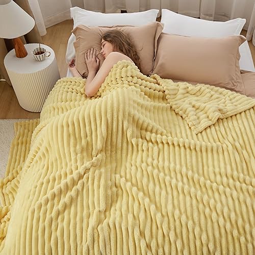 Miniatura 463 de Bedsure GentleSoft Twin Blanket for Couch - Cozy Soft Blankets for Women, Cute Small Fleece Throws for Girls, Light Grey, 60x80 Inches